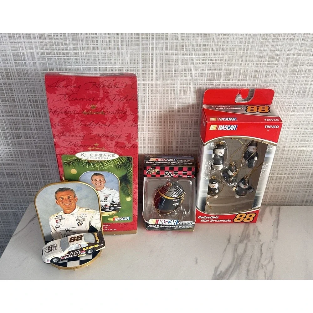 Dale Jarrett 88 Hallmark Keepsake Christmas Ornaments Bundle of 3 Mini's‎ UU